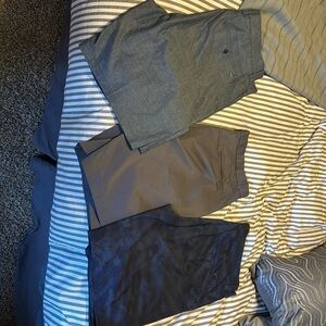 Three pair of men’s golf shorts, size 36